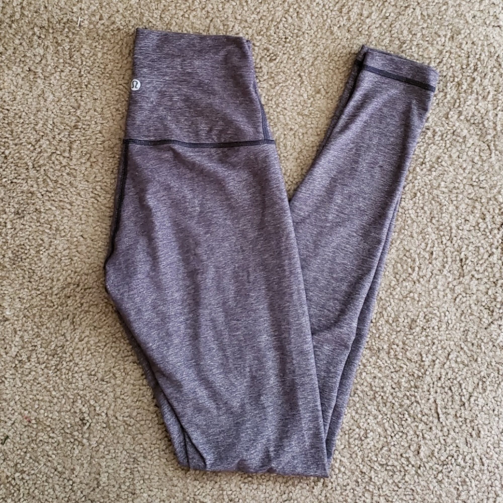 Size 4 Full Length Lululemon Grey Leggings
